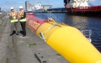 Pelamis Wave Energy Docked | Credit - Department Of Energy And Climate Change